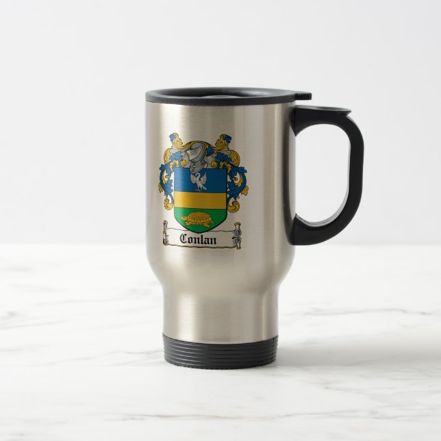 Mug De Voyage Crête de famille de Conlan (Droit)