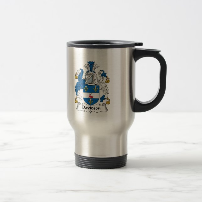Mug De Voyage Crête de famille de Davidson (Droit)
