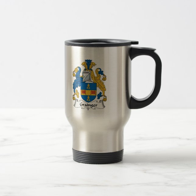 Mug De Voyage Crête de famille de Grainger (Droit)