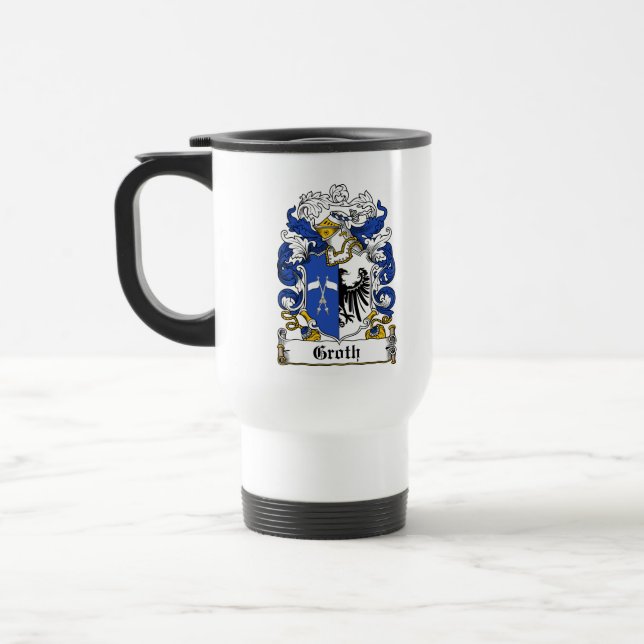 Mug De Voyage Crête de famille de Groth (Gauche)