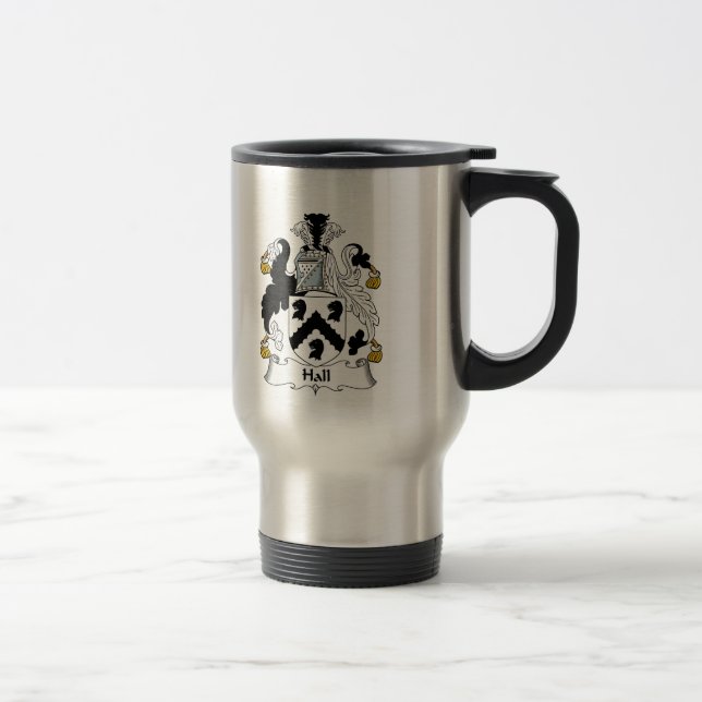 Mug De Voyage Crête de famille de Hall (Droit)