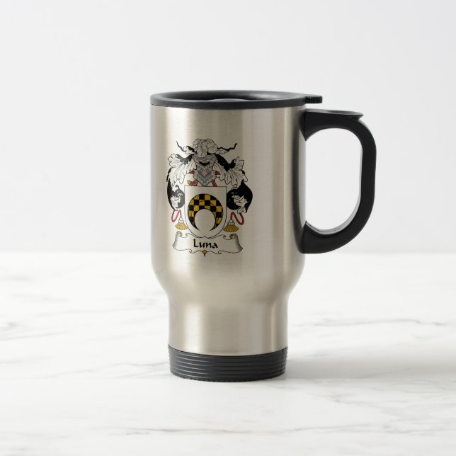 Mug De Voyage Crête de famille de Luna (Droit)