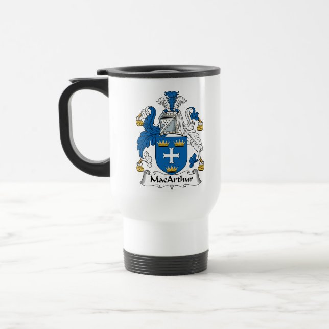 Mug De Voyage Crête de famille de MacArthur (Gauche)