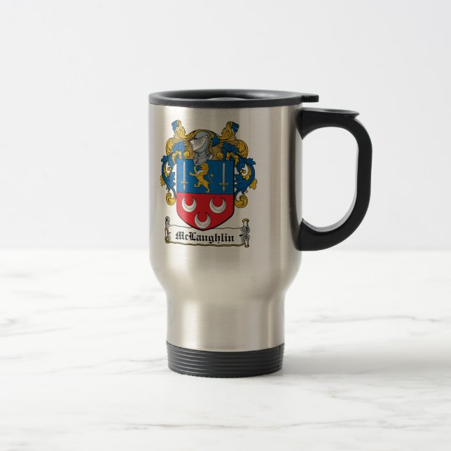 Mug De Voyage Crête de famille de McLaughlin (Droit)