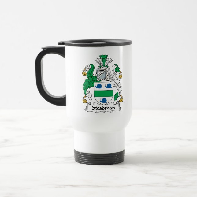 Mug De Voyage Crête de famille de Steadman (Gauche)
