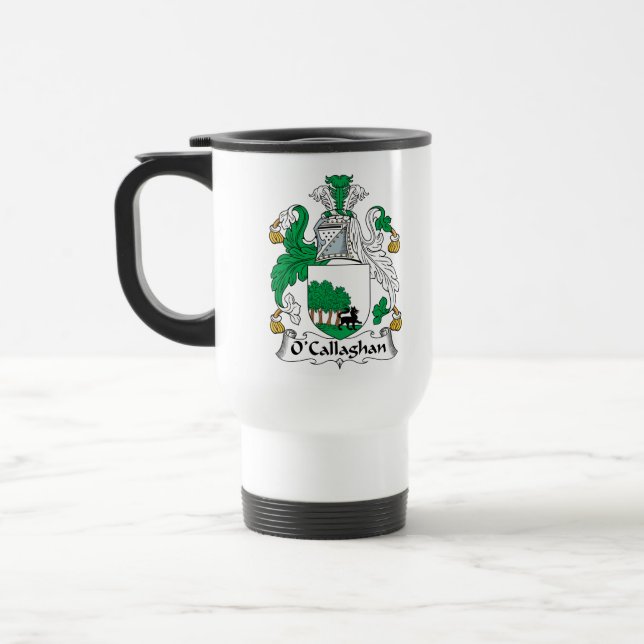 Mug De Voyage Crête de famille d'O'Callaghan (Gauche)