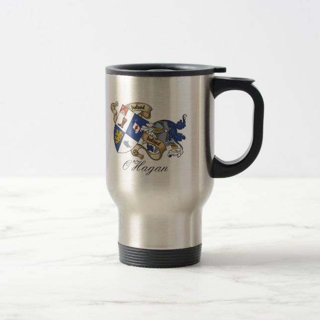 Mug De Voyage Crête de famille d'O'Hagan (Droit)