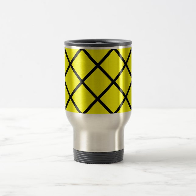 Mug De Voyage Croisement de Crises Noires Jaunes (Centre)