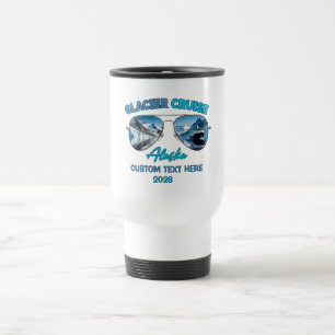 Mug De Voyage Croisière aux glaciers d'Alaska, icebergs panorami