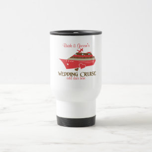 Mug De Voyage Croisière Mariage rouge