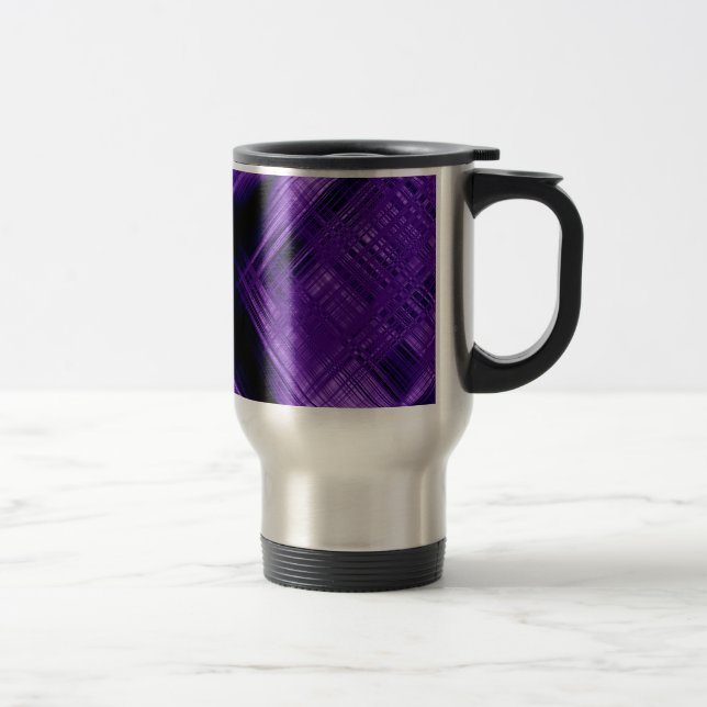Mug De Voyage Croix violette et grille (Droit)