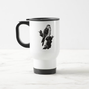 Mug De Voyage Croquis américain de crécerelle
