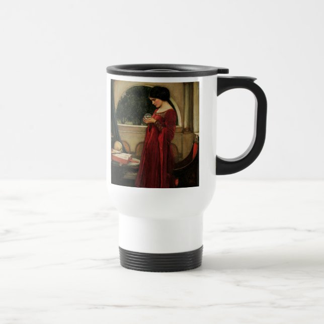 Mug De Voyage Crystal Ball Woman Waterhouse Peinture (Droite)