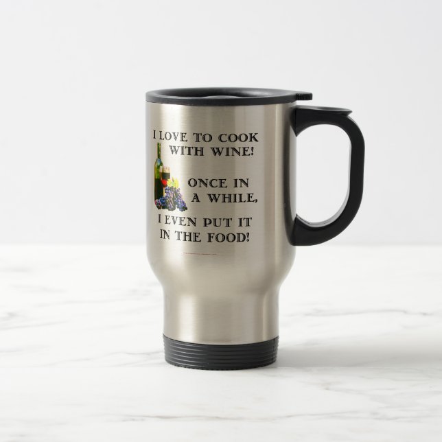 Mug De Voyage Cuisson avec du vin (Droit)