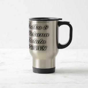 Mug De Voyage Cupcakes Vodka Hakuna Matata DRÔLE