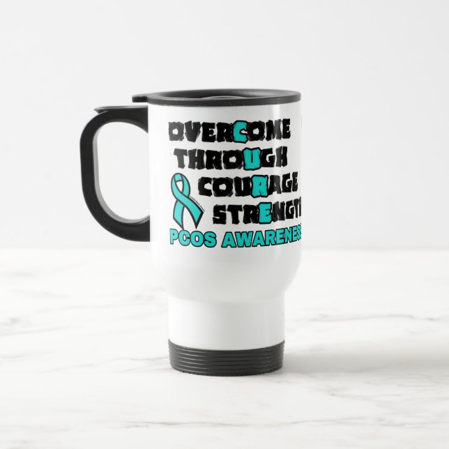 MUG DE VOYAGE CURE...PCOS (Gauche)