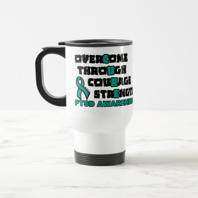 MUG DE VOYAGE CURE...PTSD (Gauche)