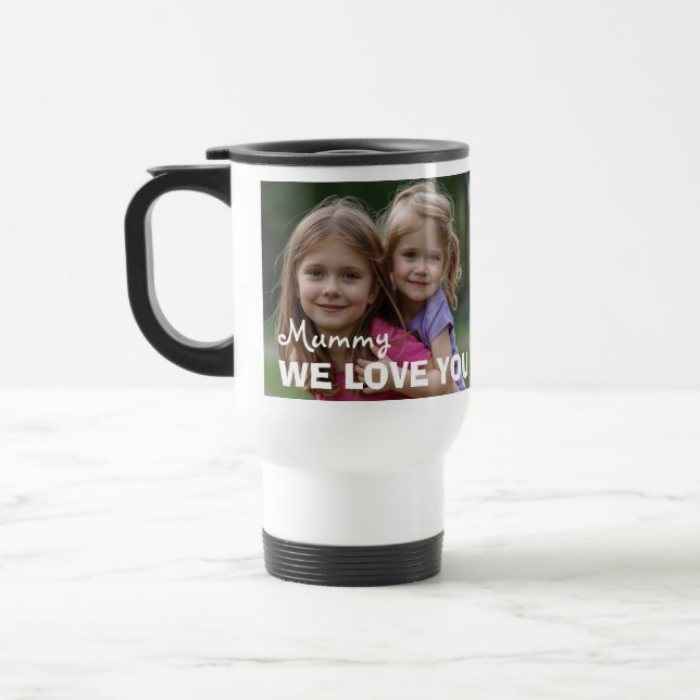 Mug De Voyage Customized with 2 and text (Gauche)