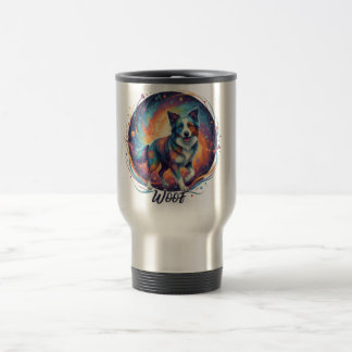 Mug De Voyage Cute Artistic Puppy Design for Dog Lovers
