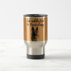 Mug De Voyage Cute berger allemand Voyage Mug