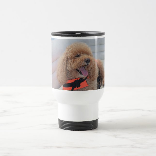 Mug De Voyage Cute Cockapoo Chien animal de compagnie photo de b (Centre)