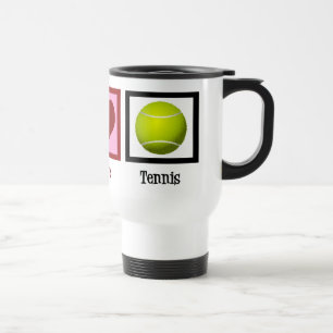 Mug De Voyage Cute Peace Love tennis