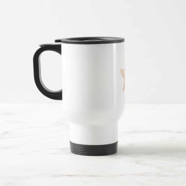 Mug De Voyage Cute Pink Starfish (Gauche)