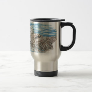 Mug De Voyage Cute Relaxant Aquarelle Otter Animal Amusant Art