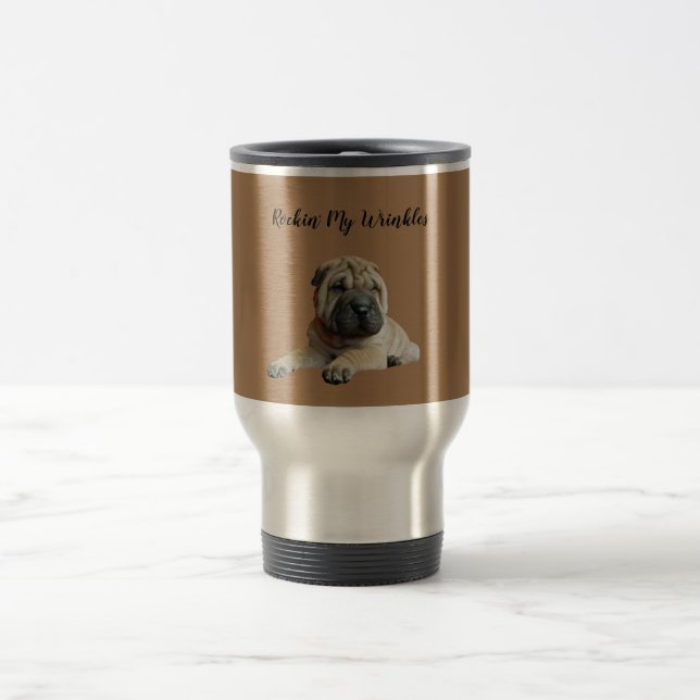 Mug De Voyage Cute Shar Pei Voyage Mug (Centre)