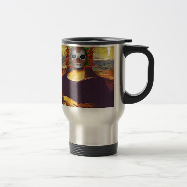 Mug De Voyage Cyborg Mona Lisa (Droit)