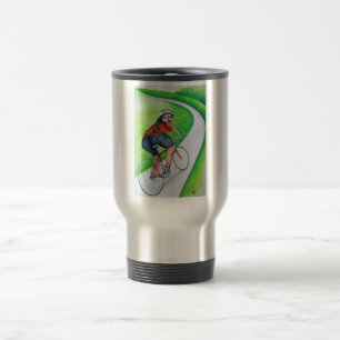 Mug De Voyage Cycliste - baiser au revoir