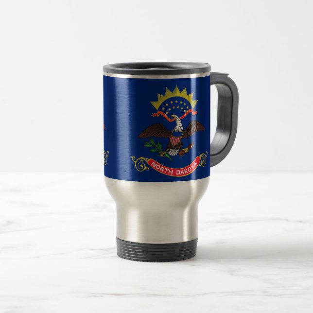 Mug De Voyage Dakota du Nord (Devant droit)