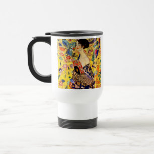 Mug De Voyage Dame Gustav Klimt avec ventilateur