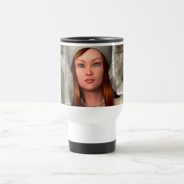 Mug De Voyage Dame médiévale  (Centre)