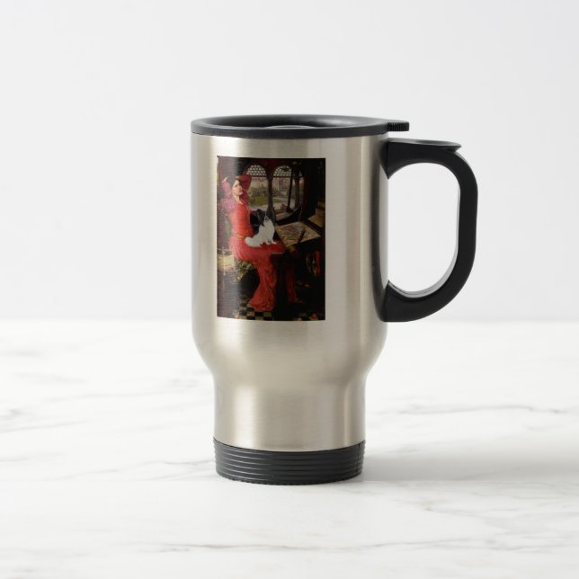 Mug De Voyage Dame - Papillon 1 (Droit)