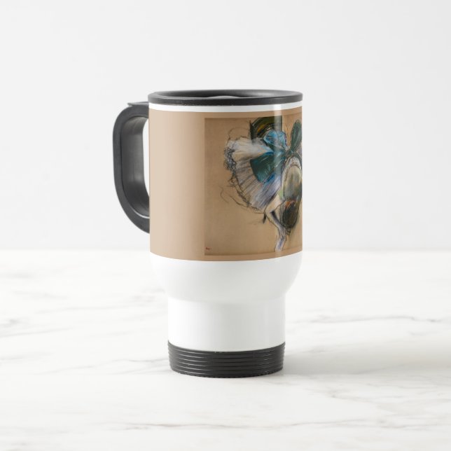 Mug De Voyage Dancer Régler Sa Chaussure - Edgar Degas - c1887 (Devant gauche)
