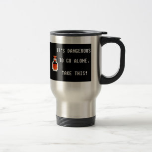 Mug De Voyage Dangereux D'Aller Sans Café Voyage Mug