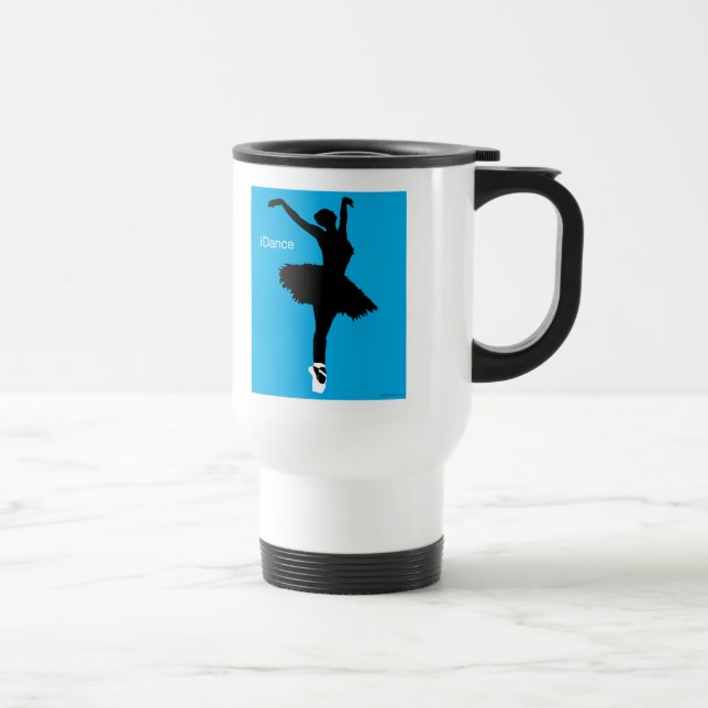 Mug De Voyage Danse (bleu) (Droite)