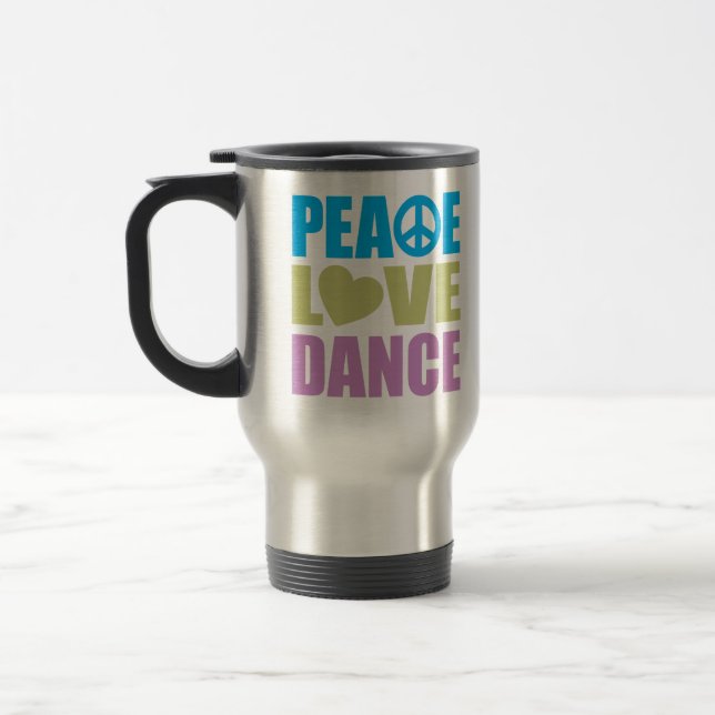 Mug De Voyage Danse d'amour de paix (Gauche)