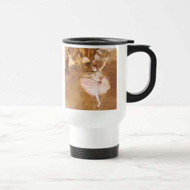 Mug De Voyage Danseur de ballet Diplôme de la peinture étoile (Droite)