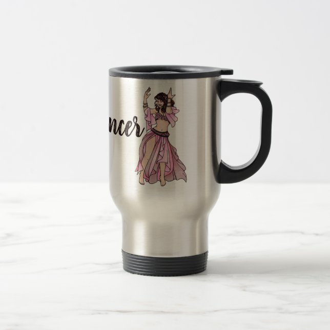 Mug De Voyage Danseuse du ventre Habibi  (Droit)