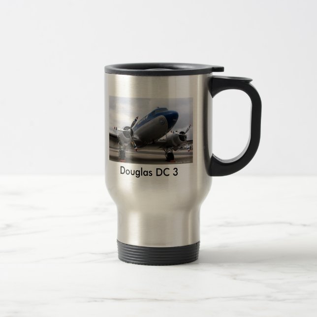 Mug De Voyage DC3, dc 3 de Douglas (Droit)