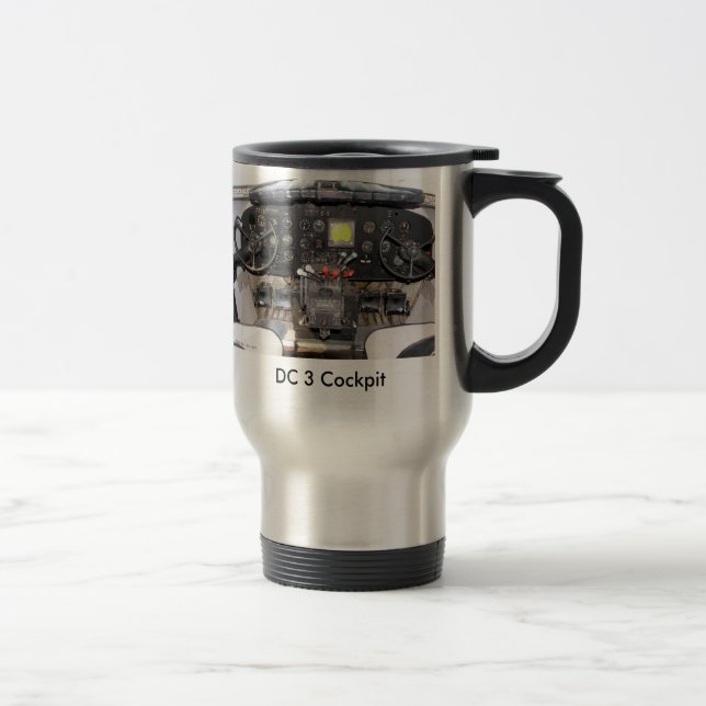 Mug De Voyage DC-3 habitacle, habitacle de dc 3 (Droit)