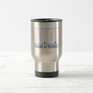 Mug De Voyage DD Docteur en divinité Acronyme LOGO