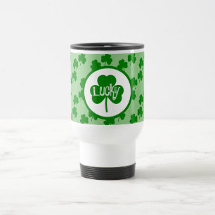 Mug de voyage de la fête de Saint-Patrick