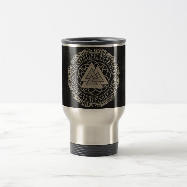 MUG DE VOYAGE DE MYTHOLOGIE SCANDINAVIENNE DE RUNE (Centre)
