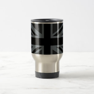 Mug De Voyage Décor noir Union Jack British
