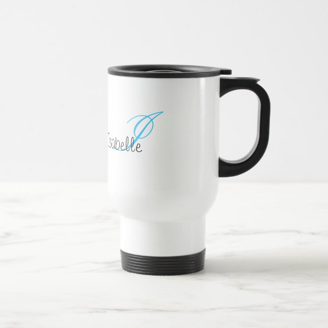 Mug De Voyage Décoré d'un monogramme (Droite)