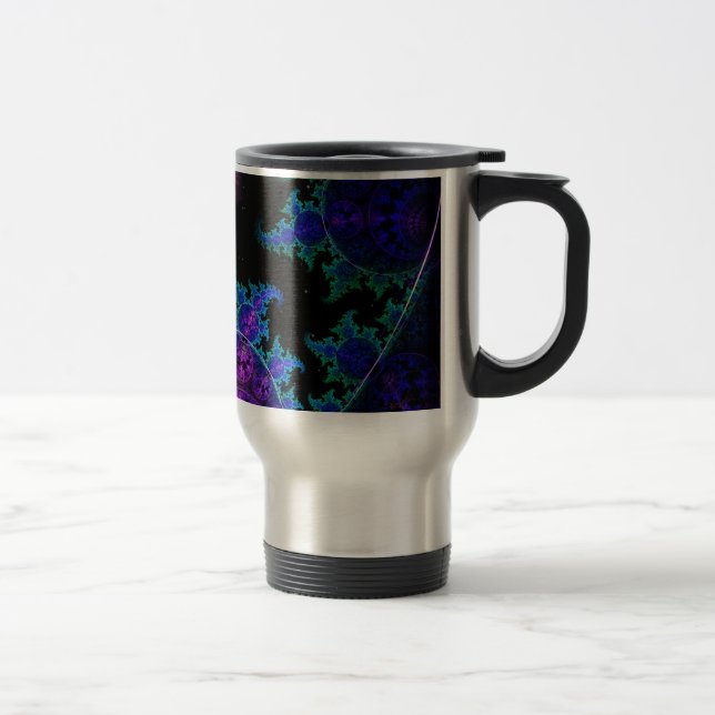 Mug De Voyage Découverte du design fractal Atlantis (Droit)