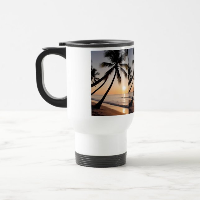 Mug De Voyage Découvrez la tranquillité de la nature dans chaque (Gauche)